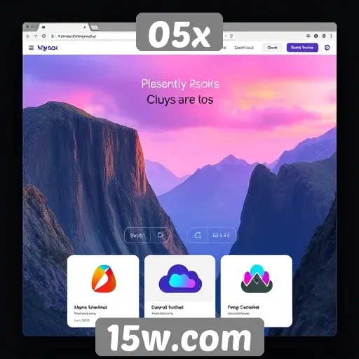 Novas funcionalidades do site 05x em 2025